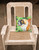 Saint Bernard St Patrick's Fabric Decorative Pillow BB9853PW1818