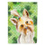 Yorkie Yorkshier Terrier Shamrocks Flag Canvas House Size CK1396CHF