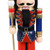 Sunnydaze Roderick the Ruler Indoor Decorative Traditional Christmas Wooden Nutcracker Statue, 15-Inch