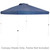 Sunnydaze 12x12 Foot Premium Pop-Up Canopy Shade with Vent - Blue