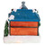 LED Lighted Post Office Christmas Village Decoration - 7"