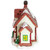 LED Lighted Snowy Cottage House Christmas Village Decoration - 6.5"