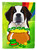 Saint Bernard St. Patrick's Day Flag Canvas House Size BB1990CHF