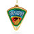 Italian Cheese Glass Christmas Ornament