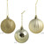 Sunnydaze Indoor Christmas Holiday Tree Shatterproof Bauble Ball Ornaments with Hooks - 2" - Gold - 25pc