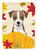Caroline's Treasures BB2008GF Jack Russell Terrier Thanksgiving Flag Garden Size , Small, multicolor