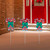 Set of 3 Lighted Holographic Candy Cane Christmas Pathway Markers 25.5"