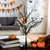 22" Black Halloween Tree with Warm White Lights