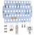 Earring Holder Organizer Stud Dangle Wall Mount Hanging Closet Jewelry Storage Rack, Blue Acrylic