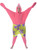 Nickelodeon Mens' SpongeBob SquarePants Patrick Star Sleep Union Suit - 763059910309