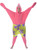 Nickelodeon Mens' SpongeBob SquarePants Patrick Star Sleep Union Suit