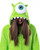 Disney Monsters Inc Adult Mike Wazowski Kigurumi Costume Union Suit Pajama - 763059910163