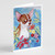Chihuahua in flowers  Greeting Cards and Envelopes Pack of 8 A7 Size 5x7 inch Blank Note Cards