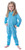 Nickelodeon Toddlers' Blue's Clues Hooded Union Suit Costume Sleep Pajama - 763059910347