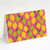 Caroline's Treasures BB5143GCA7P Lemons and Limes on Pink Greeting Cards and Envelopes Pack of 8, 7 x 5, multicolor