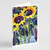 Caroline's Treasures 6049GCA7P Flower - Sunflower Greeting Cards and Envelopes Pack of 8 A7 Size 5x7 inch Blank Note Cards, 7 x 5, multicolor