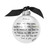 "Friendship is one of life's blessings" Glass Christmas Ball Ornament 2.75" (70mm)