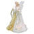 Kurt Adler 16" Lighted Ivory and Gold Angel Christmas Tree Topper - Clear Lights - UL2216