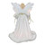 Kurt Adler 16" Lighted Ivory and Gold Angel Christmas Tree Topper - Clear Lights - UL2216