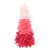 15" Pink Ombre Feather Cone Christmas Tree - Unlit