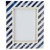 Blue and White Striped Picture Frame- 5" x 7"