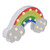 12" Battery Operated Rainbow with Clouds Marquee Wall Sign - Warm White LED Lights