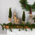 17" LED Lighted Rustic Church Wooden Christmas Table Decoration