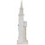 20.25" LED Lighted White Wooden Church Christmas Decoration