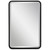 30.25” Modern Sleek Vanity Mirror with a Matte Black Frame