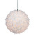Clear Lighted Hanging Starlight Sphere Outdoor Christmas Decoration 7.5"