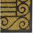 Black and Brown Contemporary Striped Outdoor Rectangular Doormat 17.75" x 29.5"