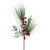 Frosted Mixed Pine and Berries Artificial Christmas Spray - 26"
