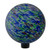 10" Green and Blue Swirl Designed Outdoor Garden Gazing Ball