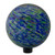 10" Green and Blue Swirl Designed Outdoor Garden Gazing Ball