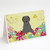 Caroline's Treasures BB6081GCA7P Easter Eggs Briard Black Greeting Cards and Envelopes Pack of 8, 7 x 5, multicolor