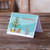 Caroline's Treasures CK4788GCA7P Russian Blue Cat Merry Christmas Greeting Cards and Envelopes Pack of 8, 7 x 5, multicolor