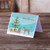 Caroline's Treasures CK4547GCA7P Blue Abyssinian Cat Merry Christmas Greeting Cards and Envelopes Pack of 8, 7 x 5, multicolor