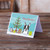 Caroline's Treasures BB1575GCA7P Christmas Tree and Boston Terrier Greeting Cards and Envelopes Pack of 8, 7 x 5, multicolor