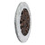 12" Brown and White Religious Inspirational Quote Round Outdoor Patio Garden Stepping Stone