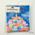 13" Blue and Pink Jerusalem Motif Square Passover Seder Matzah Bag