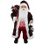 24" Red and White Santa Claus with Lantern and Gift Bag Christmas Figure