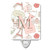 Caroline's Treasures CJ2002-MCNL Letter M Love in Paris Pink Ceramic Night Light , 6x4x3", multicolor