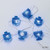 20-Piece Blue Battery Operated Micro LED Hanukkah Mini String Lights with Timer - 6.2 ft