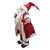 24" Red and White Country Twist Standing Santa Claus Christmas Figure