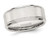 Mens Brushed Sterling Silver Band Ring 6mm - 68QGG00120-8.5