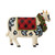 Jim Shore Country Living Country Christmas Cow Figurine 6009125