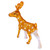 Lighted Commercial Grade Acrylic Mini Reindeer Outdoor Christmas Decoration - 24" - Warm White LED Lights