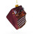 Typewriter Glass Christmas Ornament