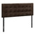 63" Brown Contemporary Button-Tufted Upholstered Queen Size Bed Headboard