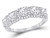 Five Stone 1.30 Carat (ctw G-H, I1-I2) Diamond Anniversary Band Ring in 14K White Gold - 08GDG154081W-8